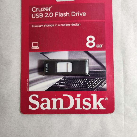 SanDisk Cruzer USB 2.0 Flash Drive 8 GB Brand New - Picture 2 of 3